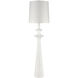 Erica 74 inch 150 watt Dry White Floor Lamp Portable Light