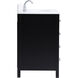 Irene 48 X 22 X 34 inch Black Vanity Sink Set