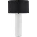 Groovy 28.75 inch 150 watt White Table Lamp Portable Light
