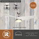 Odell 22 inch Brushed Nickel and Matte White with Matte White Blades Ceiling Fan