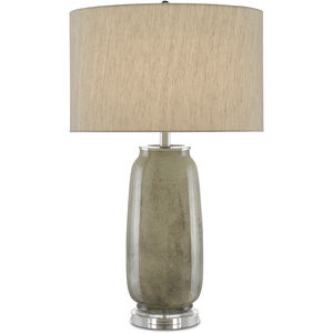 Devany 30 inch 150.00 watt Gray Dust/Clear Table Lamp Portable Light