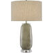 Devany 30 inch 150.00 watt Gray Dust/Clear Table Lamp Portable Light