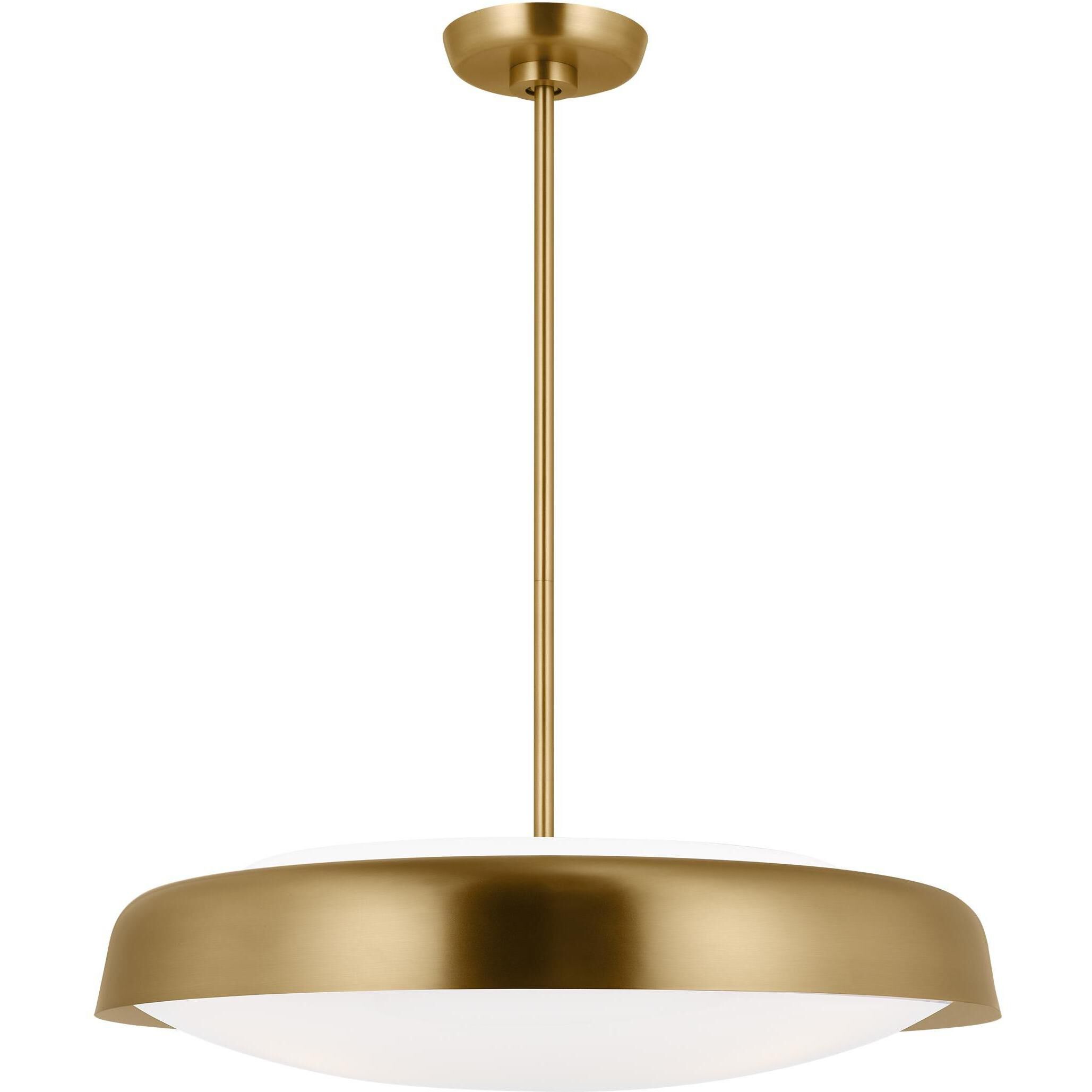 kate spade new york Draper 3 Light 22 inch Burnished Brass Pendant Ceiling Light