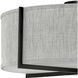 Galerie Axis 4 Light 25.5 inch Black Indoor Semi-Flush Mount Ceiling Light