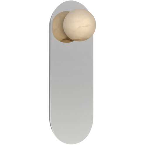 Kelly Wearstler Pertica LED 3.25 inch Polished Nickel Sconce Wall Light