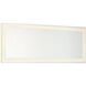 Vanity 18 X 7 inch White Mirror