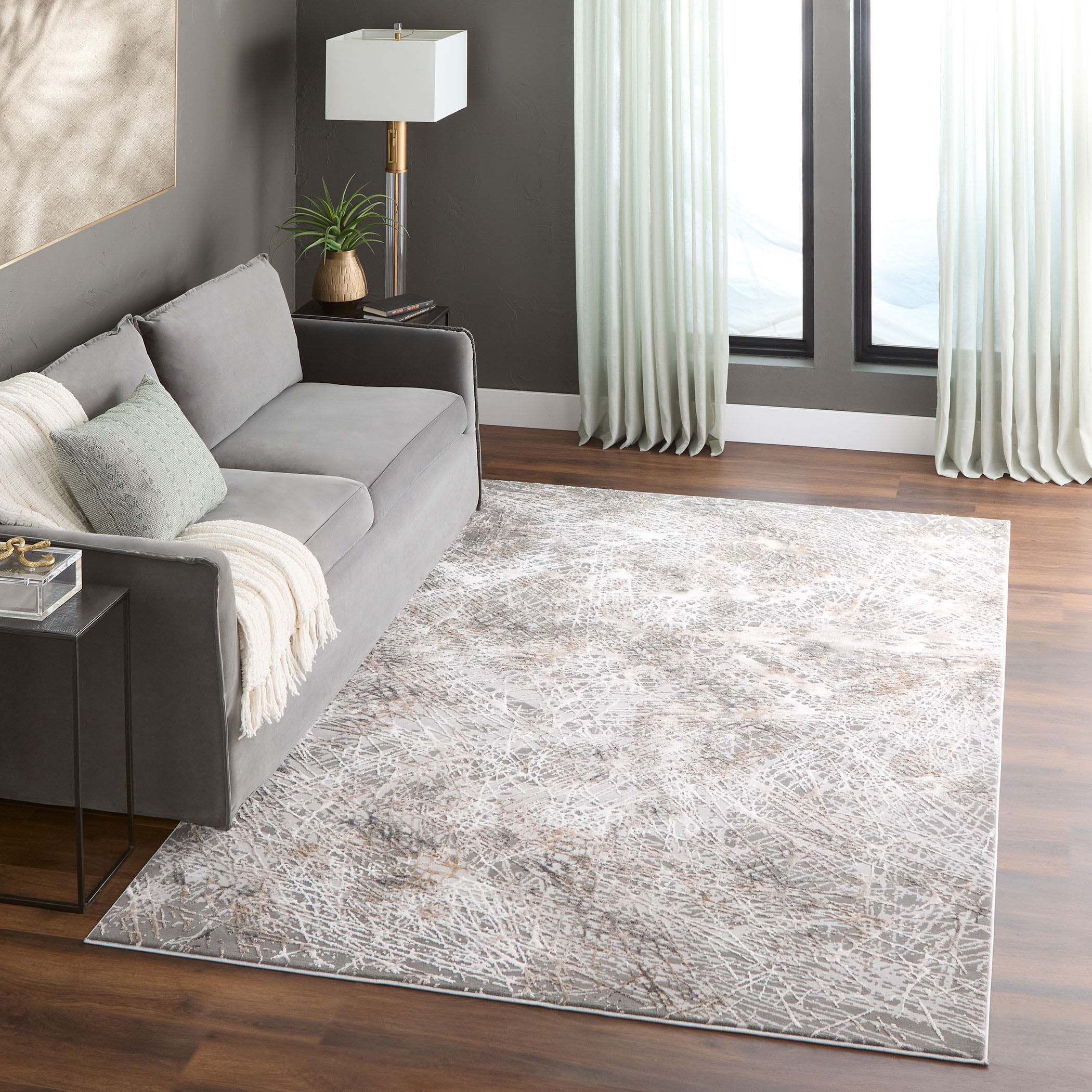 Dalia 158 X 118 inch Mineral Tones Rug in 10 x 13