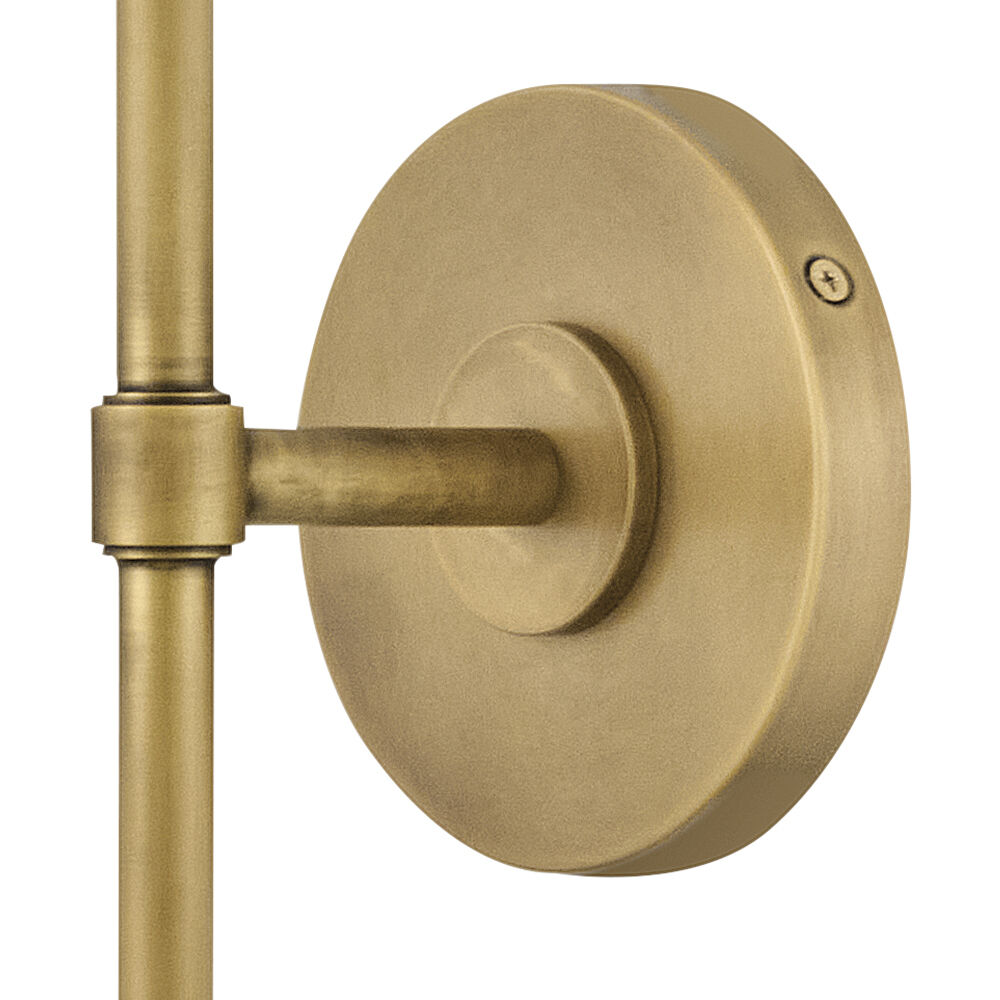 Merit 1 Light 5 inch Heritage Brass Sconce Wall Light
