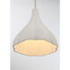 Sima 1 Light 12.25 inch Burnished Nickel Pendant Ceiling Light