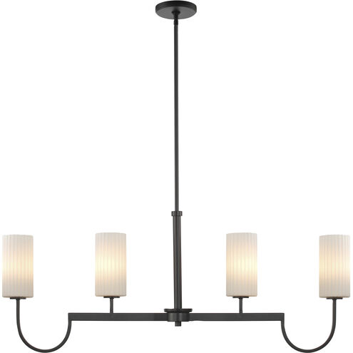 Town and Country Linear Pendant Ceiling Light in Black