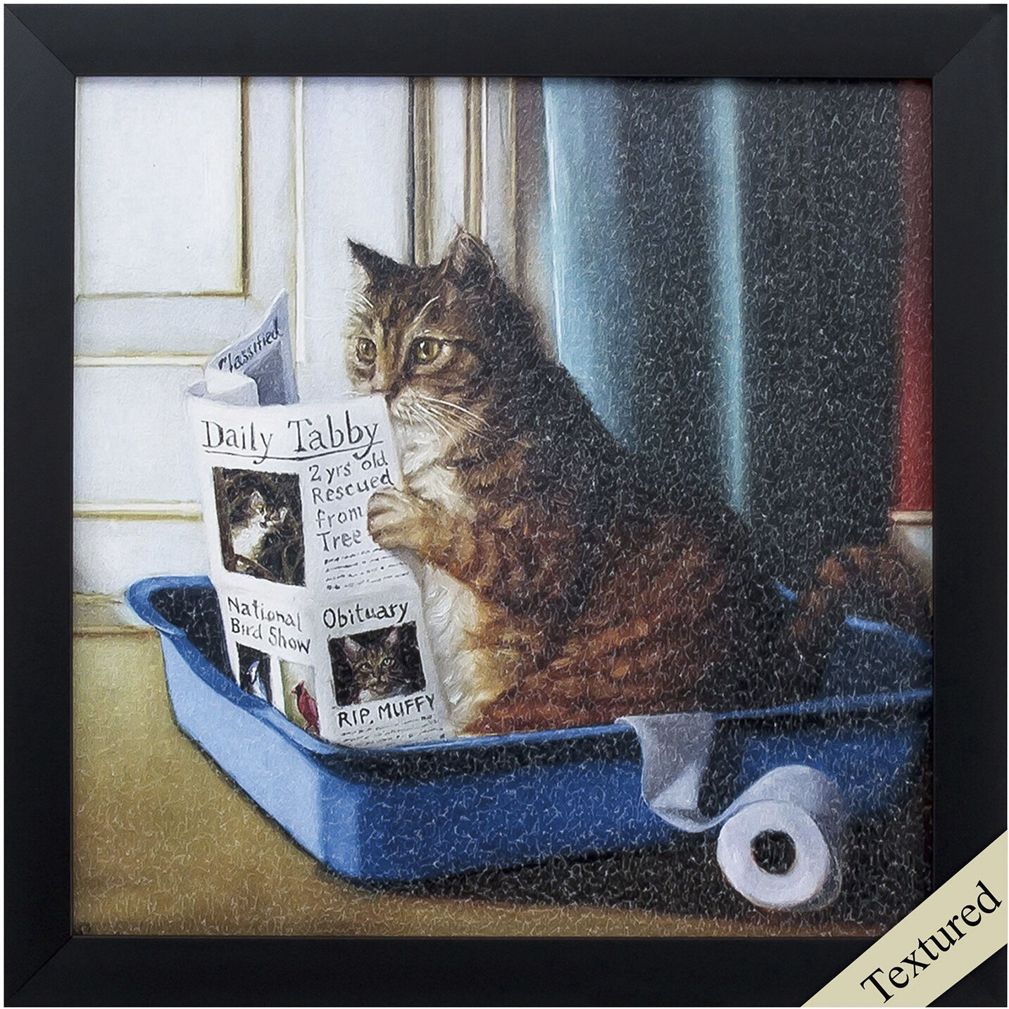 Animals 11 X 11 inch Non-Glass Framed Art, Propac