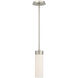 Elementum LED 3.5 inch Satin Nickel Pendant Ceiling Light in 3000K, dweLED