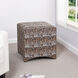 Dann Foley 19 inch Brown-Black-White Leopard Stool
