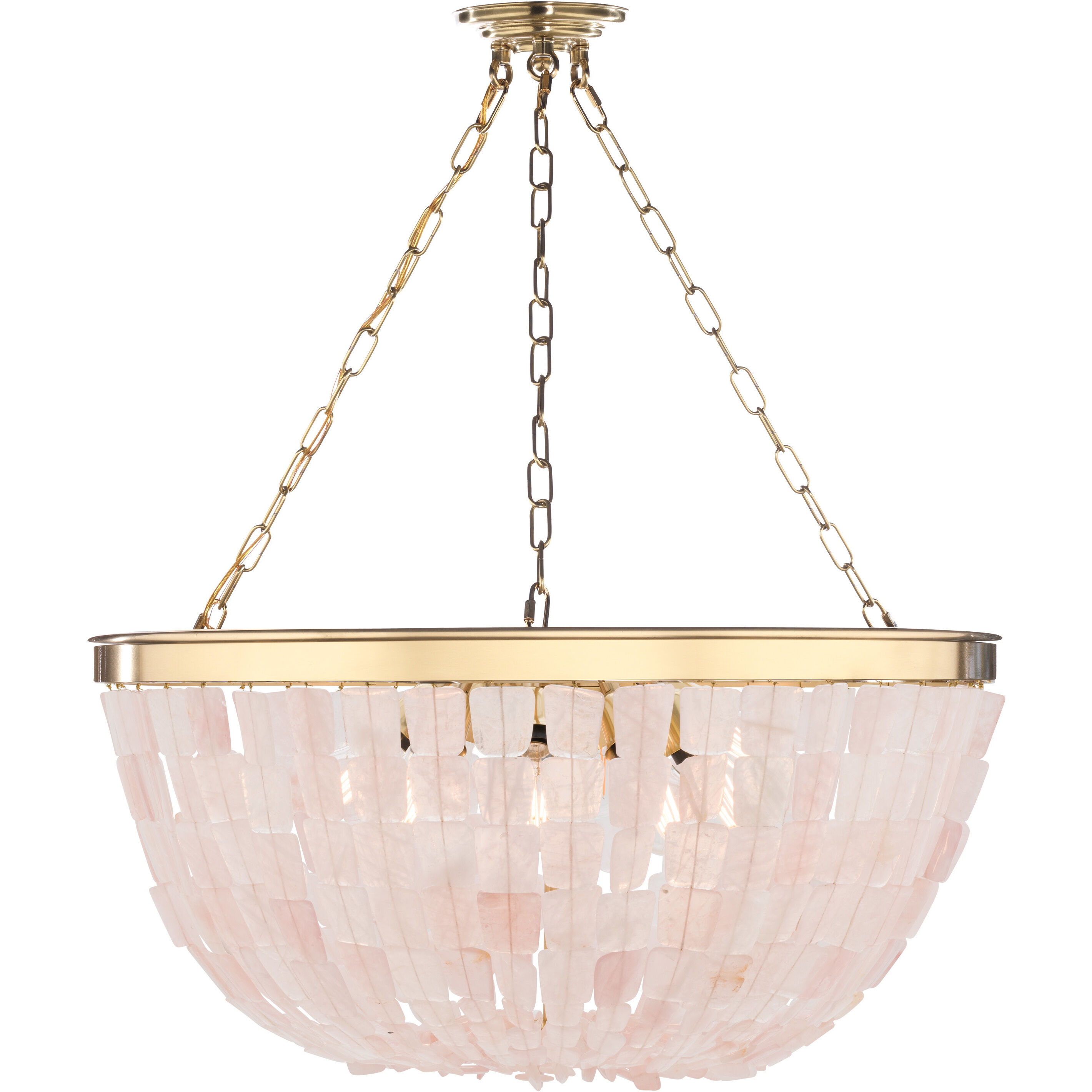 Flotsam 8 Light Brass Pendant Ceiling Light