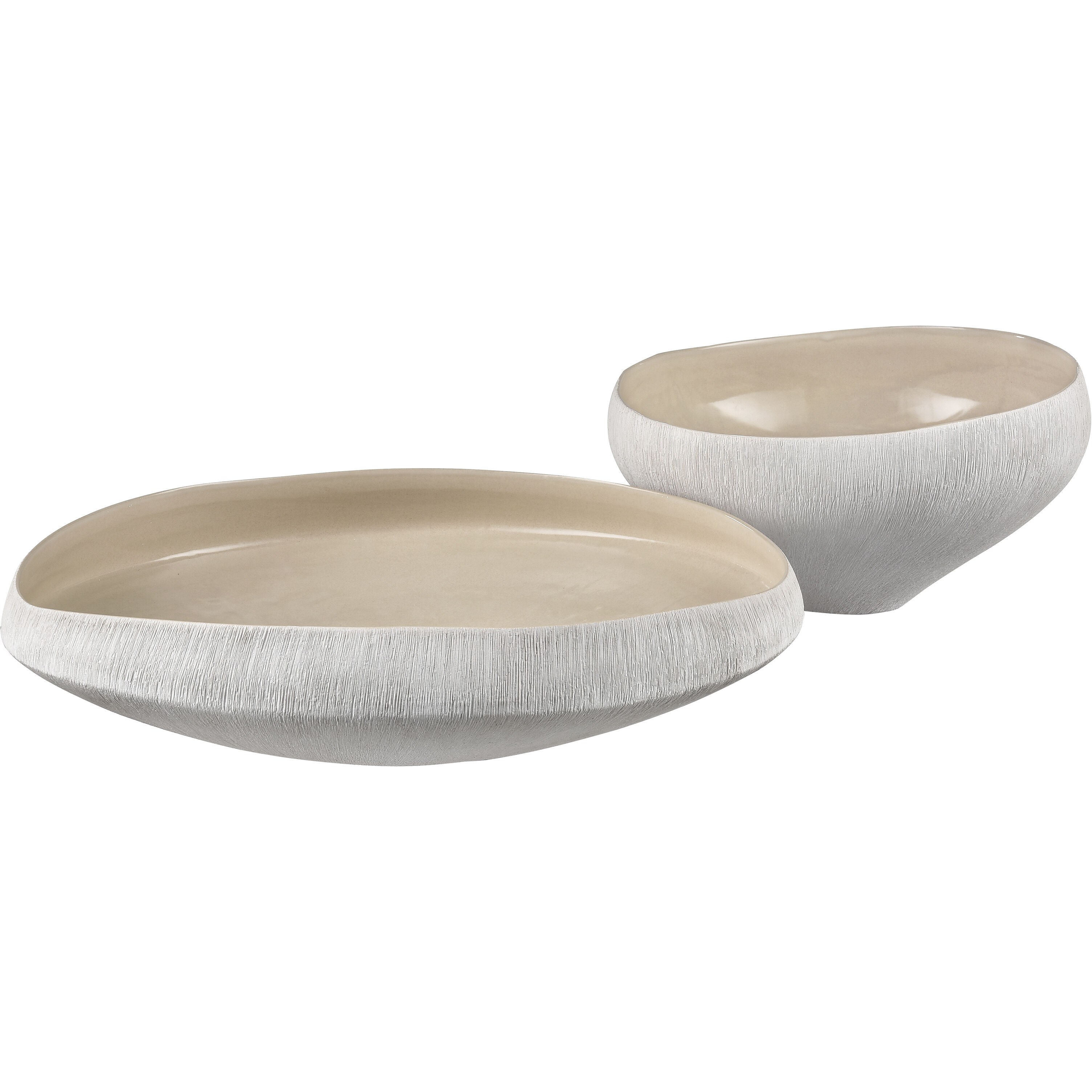 Greer 17.5 X 4 inch Bowl in Beige