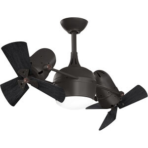 Atlas Dagny-LK 38 inch Textured Bronze with Matte Black Blades Ceiling Fan