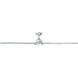 Hydra 80 inch Titanium Downrod Ceiling Fan in 3000K, Smart Ceiling Fan