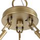 Ladakh 9 Light 28 inch Weathered Brushed Brass Pendant Ceiling Light