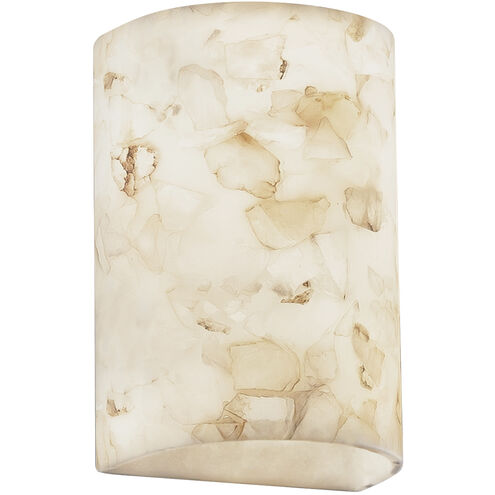 Alabaster Rocks Wall Sconce Wall Light in Incandescent