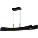 CWI Lighting Candora LED 50 inch Black Island/Pool Table Light Ceiling Light 1698P50-101 - Open Box