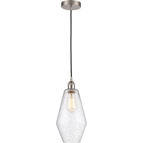 Edison Cindyrella 1 Light 7 inch Brushed Satin Nickel Mini Pendant Ceiling Light