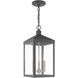 Nyack 3 Light 8 inch Scandinavian Gray Outdoor Pendant Lantern