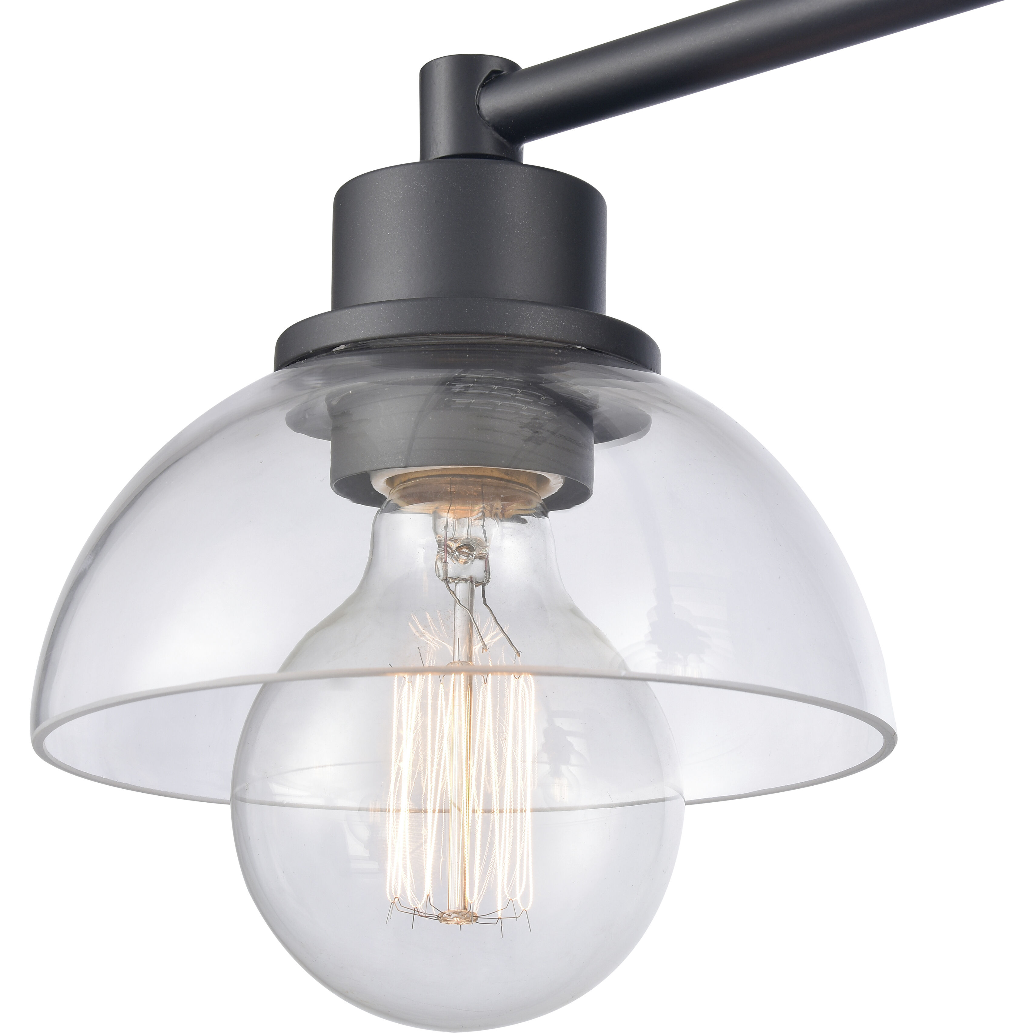 Julian Vanity Light Wall Light in Matte Black