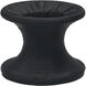 Raven 18 inch Designer Ebony with Cream Accent Stool