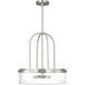 Anders 4 Light 20 inch Brushed Nickel Pendant Ceiling Light