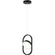 Kennedy LED 7 inch Black Pendant Ceiling Light