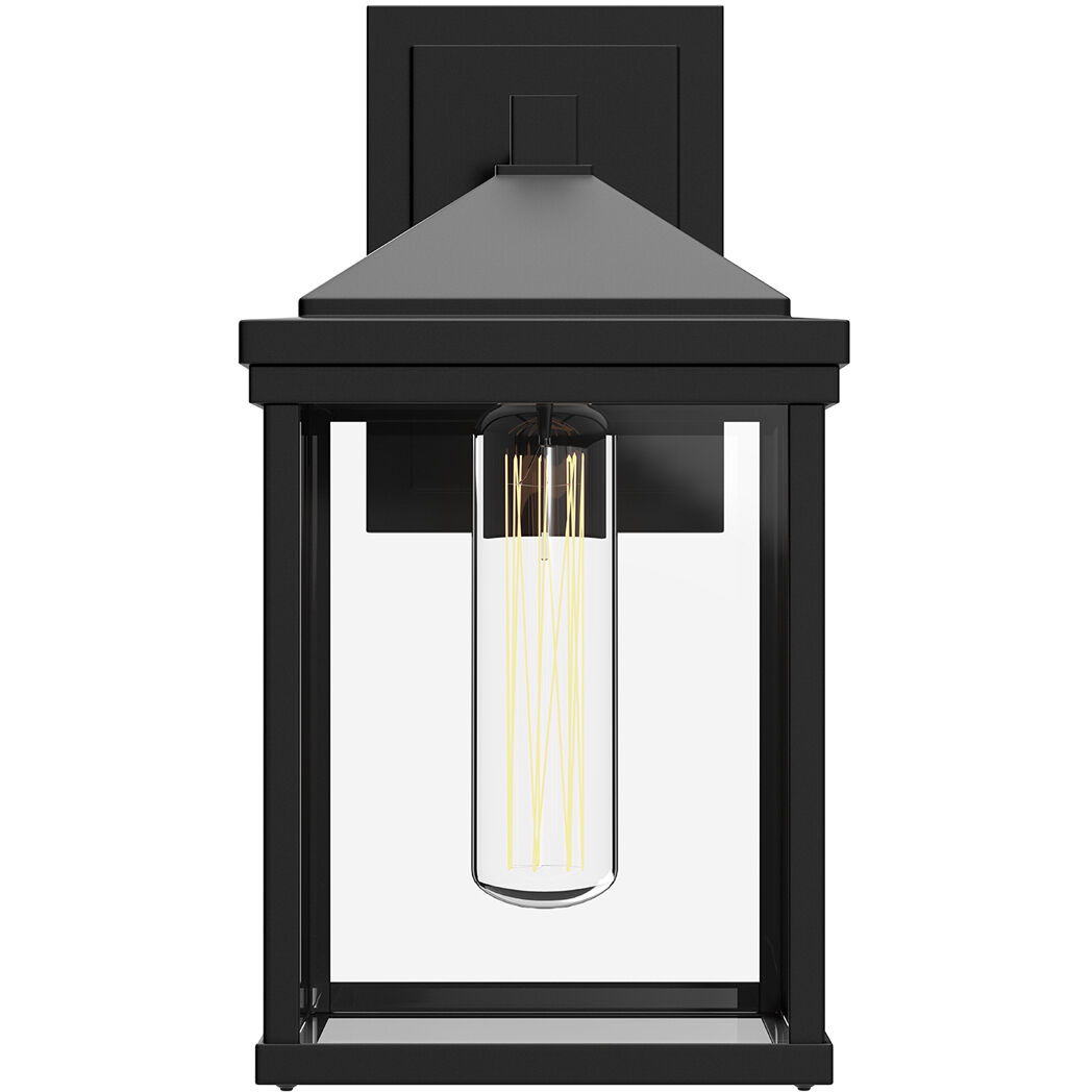 Alora Mood Larchmont 1 Light 14.88 inch Textured Black Exterior Wall Sconce