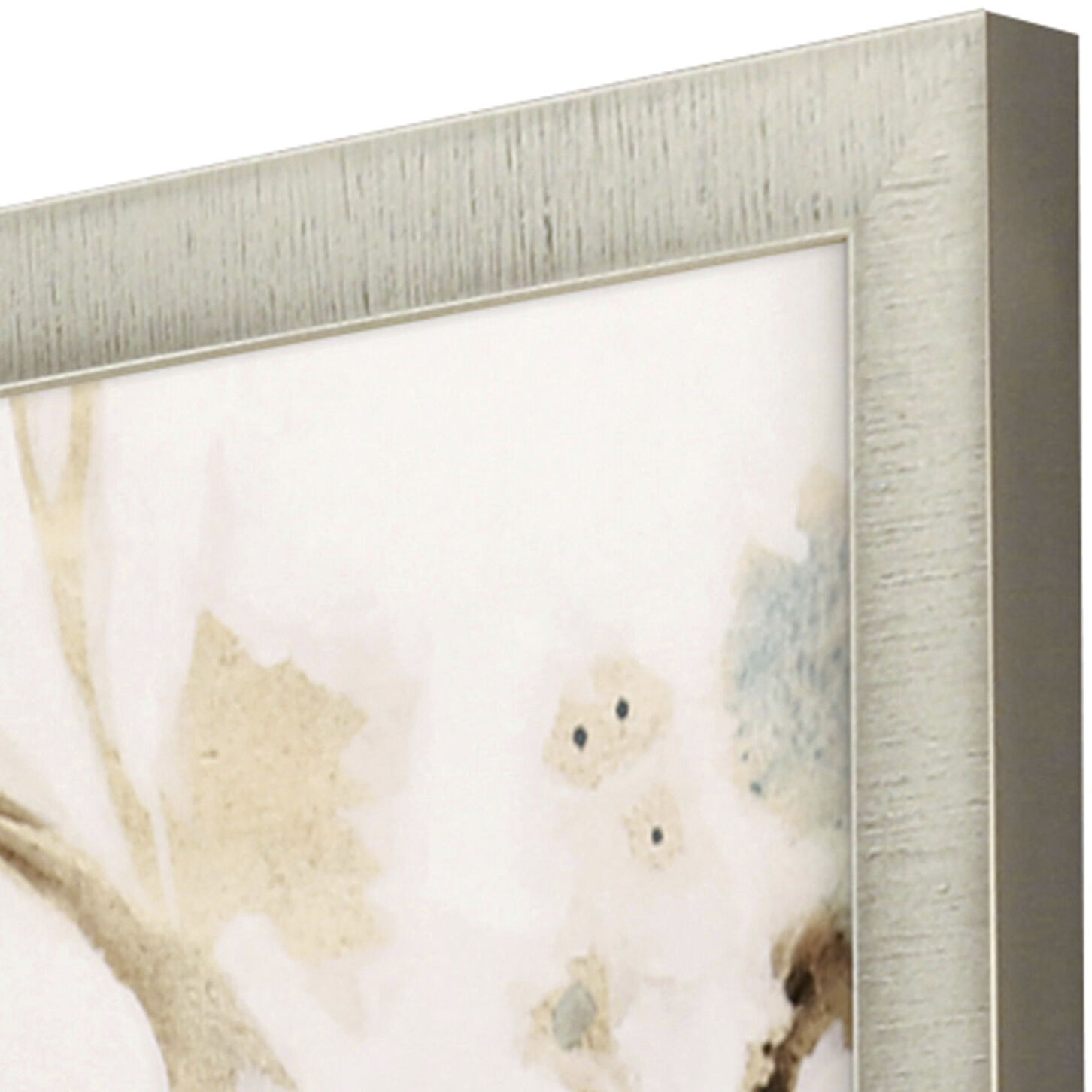 Lovely Place To Be Green and Neutral and White and Yellow Framed Art