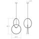 Torc LED 25 inch Satin White Pendant Ceiling Light