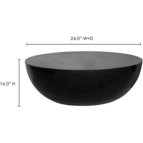 Insitu 24 X 24 inch Black Side Table