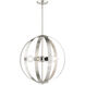 Modesto 4 Light 20 inch Brushed Nickel Chandelier Ceiling Light