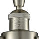 Franklin Restoration Bellmont 1 Light 6 inch Brushed Satin Nickel Semi-Flush Mount Ceiling Light in Seedy Glass, Franklin Restoration