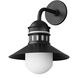 Admiralty 1 Light 16.75 inch Black Outdoor Wall Mount