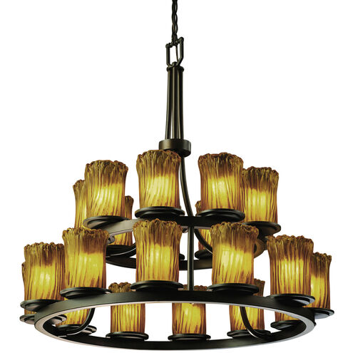 Veneto Luce LED 33 inch Dark Bronze Chandelier Ceiling Light