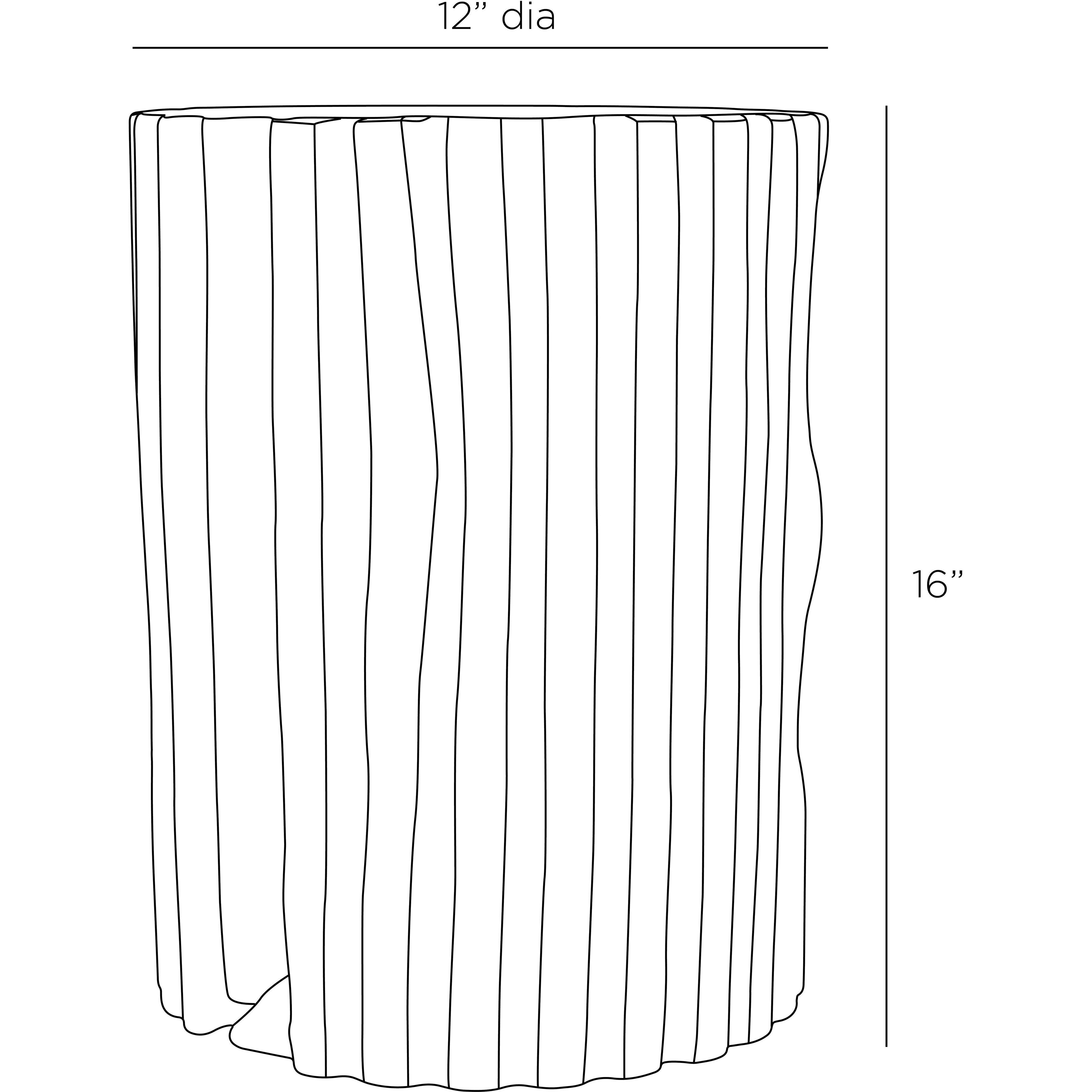 Wilbur 12 inch Ebony Accent Table