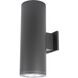 Cube Arch LED 5 inch Graphite Sconce Wall Light in B - Twrds wall