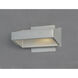 Alumilux Titan LED 7.25 inch Satin Aluminum Wall Sconce Wall Light
