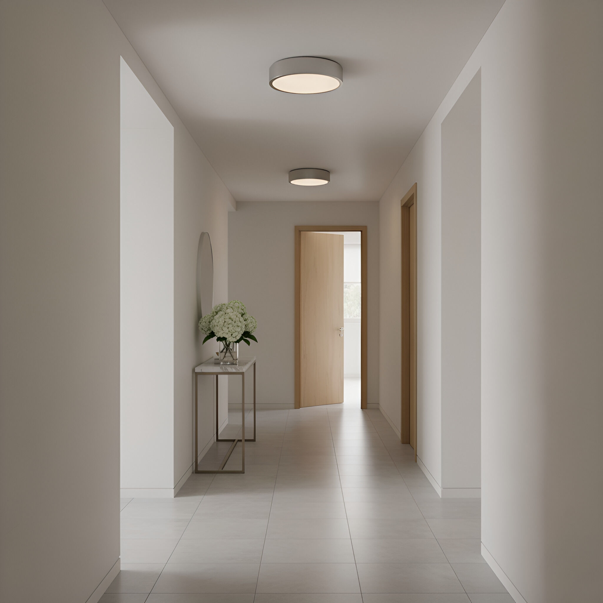 Albee 2 Light 18 inch Brushed Nickel Flush Mount Ceiling Light, Large