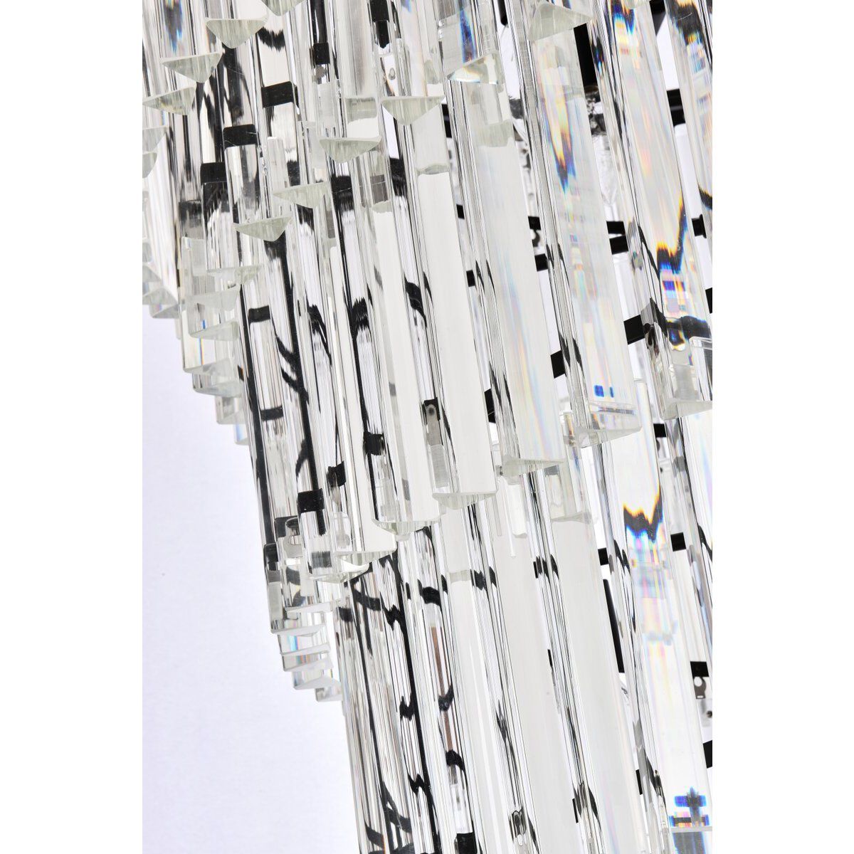 Sydney 35 Light 30 inch Matte Black Chandelier Ceiling Light