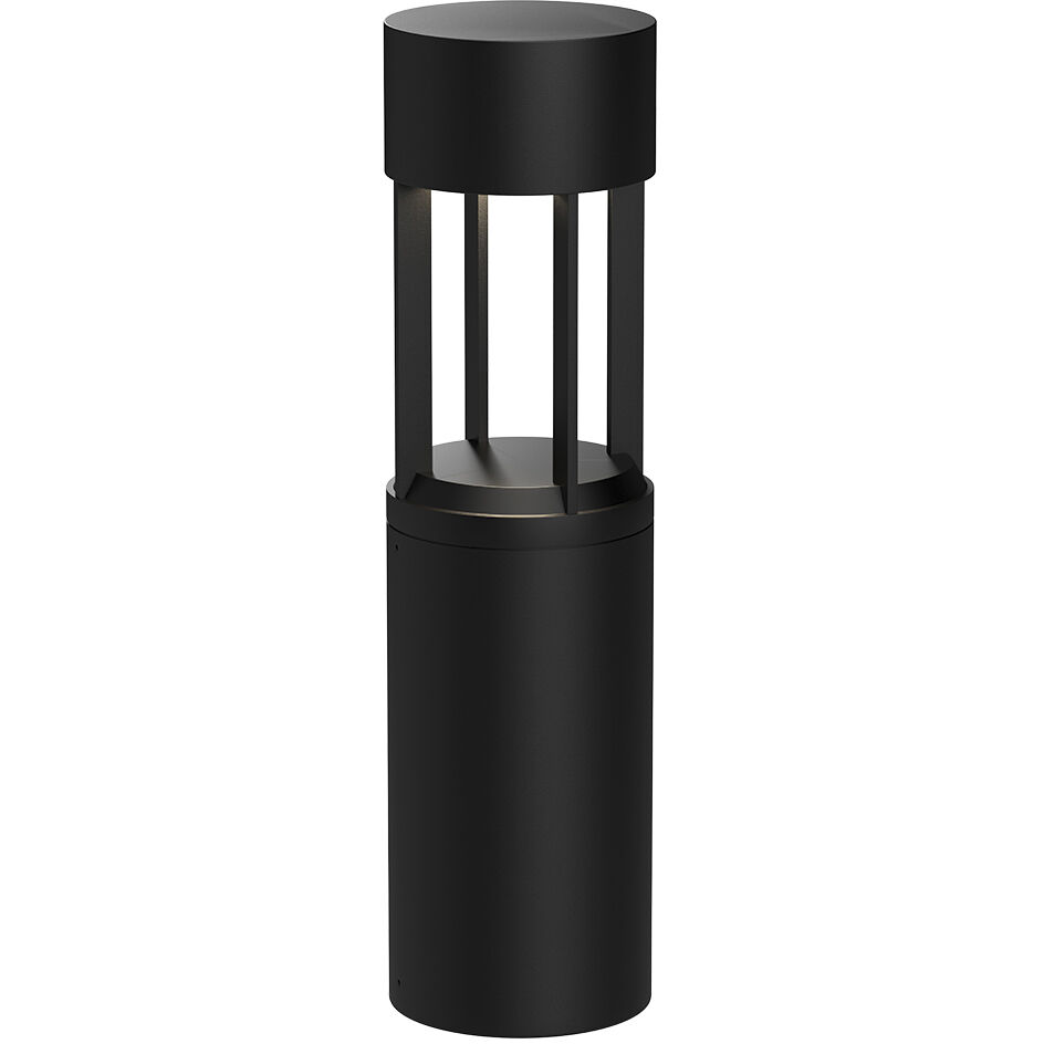Novato 120-277V 24.00 watt Black Exterior Bollard