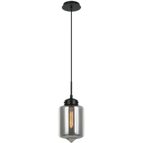 Irresistible Organic Charm 1 Light 7.13 inch Smoke Pendant Ceiling Light