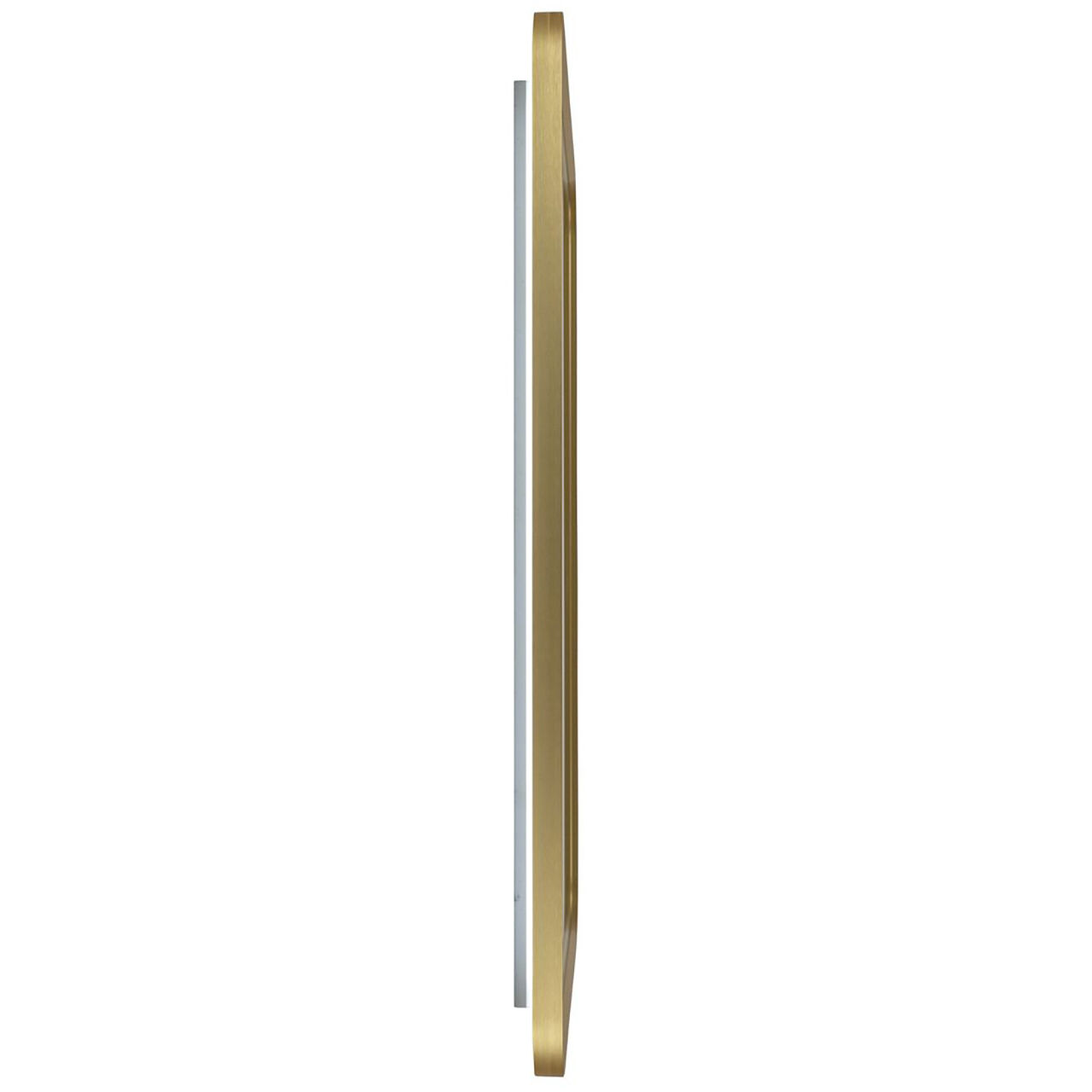 Reflections 31.5 X 23.6 inch Brushed Brass LED Mirror