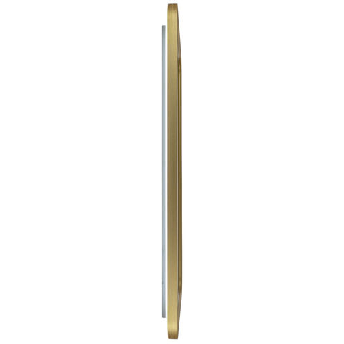 Reflections 31.5 X 23.6 inch Brushed Brass LED Mirror