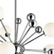 Element LED 39 inch Polished Nickel Chandelier Ceiling Light
