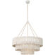 Phong 9 Light 30 inch Blanco Chandelier Ceiling Light