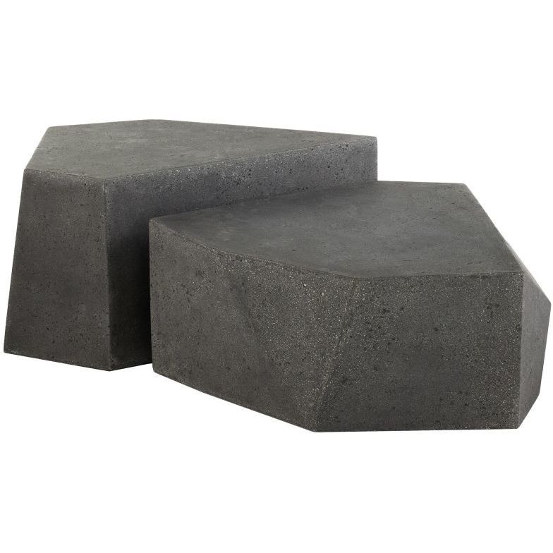 Drover Black Outdoor Cocktail Tables, Set of 2